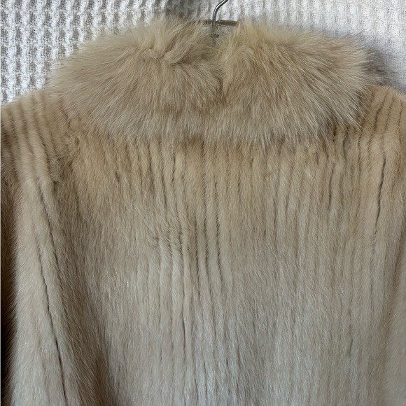 Vintage Mink Fur Coat Tan - Picture 8 of 13